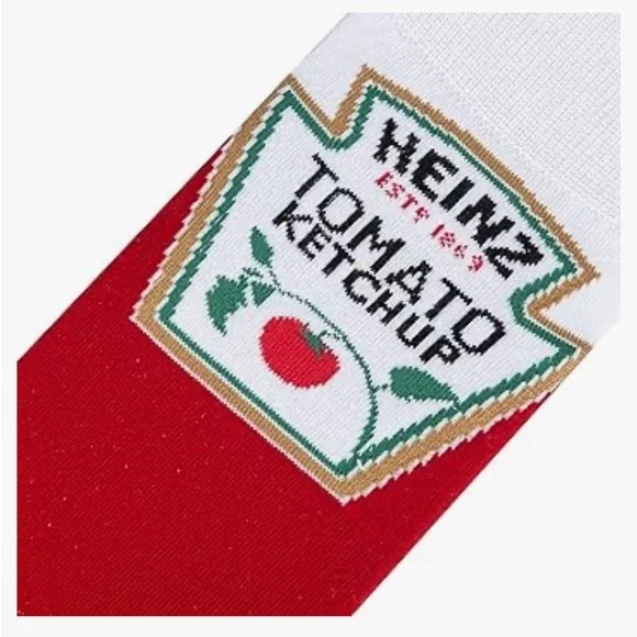Cool Socks Heinz Ketchup Socks, NWT - Picture 2 of 6